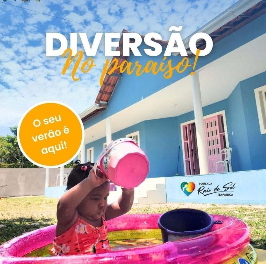 Pousada Raio De Sol - Ilha De Itaparica- Catu A 150 M Da Praia Ngoại thất bức ảnh